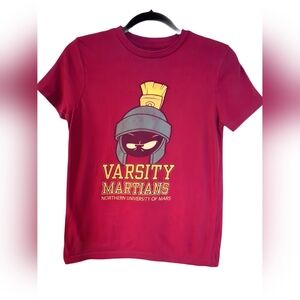 Looney Tunes Marvin the Martian Varsity T-Shirt - Youth Size M (10/12)